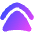 Double Tailless Triangle Arrow Up Icon from Flex Gradient Set