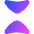 Tailless Triangle Arrow Shrink Vertical Icon from Flex Gradient Set