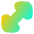Thick Arrow Diagonal 1 Icon from Flex Gradient Set