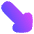 Thick Arrow Diagonal Bottom Right Icon from Flex Gradient Set