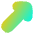 Thick Arrow Diagonal Upper Right Icon from Flex Gradient Set