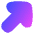 Thick Arrow Diagonal Upper Right Large Icon from Flex Gradient Set