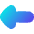 Thick Arrow Left Icon from Flex Gradient Set
