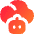 Ai Cloud Robot Icon from Flex Gradient Set