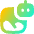 Ai Generate Landscape Image Robot Icon from Flex Gradient Set