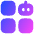Ai Generate Variation Robot Icon from Flex Gradient Set