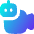 Ai Generate Video Camera Robot Icon from Flex Gradient Set