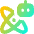 Ai Science Robot Icon from Flex Gradient Set