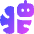 Artificial Intelligence Robot Icon from Flex Gradient Set