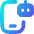 Mobile Ai Robot Icon from Flex Gradient Set