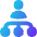Work Organization Icon from Flex Gradient Set