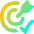 Target Check Icon from Flex Gradient Set