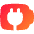 Battery Charging Plug Icon from Flex Gradient Set