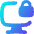 Desktop Lock Icon from Flex Gradient Set