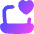 Laptop Favorite Heart Icon from Flex Gradient Set