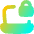 Laptop Lock Icon from Flex Gradient Set