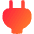 Electric Cord 1 Icon from Flex Gradient Set