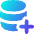 Database Add 1 Icon from Flex Gradient Set