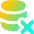 Database Remove Icon from Flex Gradient Set