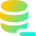 Database Subtract 1 Icon from Flex Gradient Set