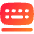 Floating Keyboard Case Tablet Icon from Flex Gradient Set