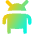Android Logo Icon from Flex Gradient Set