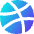 Dribble Logo Icon from Flex Gradient Set