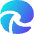Edge Logo Icon from Flex Gradient Set