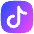 Tiktok Logo Icon from Flex Gradient Set
