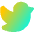 Twitter Logo Icon from Flex Gradient Set