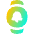 Watch Circle Notification Icon from Flex Gradient Set