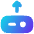 Hard Drive Upload Icon from Flex Gradient Set