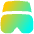 Virtual Reality Icon from Flex Gradient Set