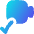 Webcam Video Call Check Icon from Flex Gradient Set