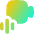 Webcam Video Call Voice Icon from Flex Gradient Set