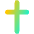 Christian Cross 2 Icon from Flex Gradient Set