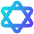 Hexagram Icon from Flex Gradient Set