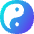 Yin Yang Symbol Icon from Flex Gradient Set