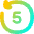Button Go Backward 5 Icon from Flex Gradient Set