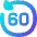 Button Go Backward 60 Icon from Flex Gradient Set