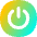 Button Power Circle 1 Icon from Flex Gradient Set