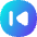 Button Previous Circle Icon from Flex Gradient Set