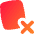 Card Remove Cross Icon from Flex Gradient Set