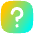 Dice Question Icon from Flex Gradient Set