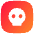Dice Skull Icon from Flex Gradient Set