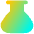 Flask Empty Icon from Flex Gradient Set
