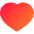 Hearts Symbol Icon from Flex Gradient Set
