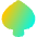 Spades Symbol Icon from Flex Gradient Set