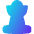 Chess Queen 1 Icon from Flex Gradient Set