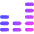 Music Equalizer 2 Icon from Flex Gradient Set